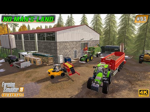 Farming Simulator 19🔸No Man's Land #93🔸Harvesting, Washing & Boxing Potatoes🔸4K