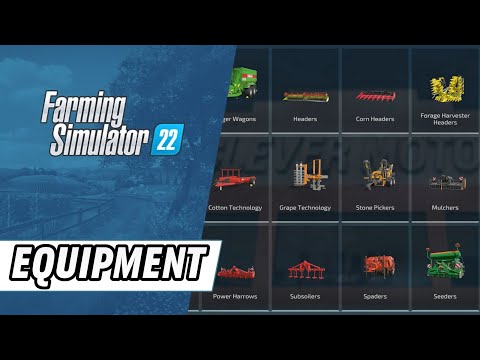 Farming Simulator 22 – All Equipment & Tools!