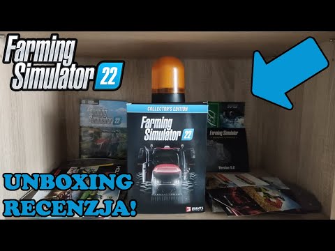 FARMING SIMULATOR 22 EDYCJA KOLEKCJONERSKA😎🤩 UNBOXING + RECENZJA😁💪