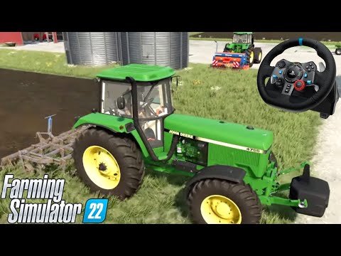FARMING SIMULATOR 22 ELM CREEK #2 – PROVIAMO VOLANTE E CAMBIO MANUALE – GAMEPLAY ITA