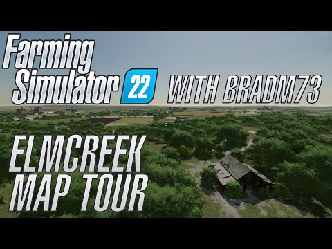 FARMING SIMULATOR 22 – ELMCREEK USA MAP TOUR!!!