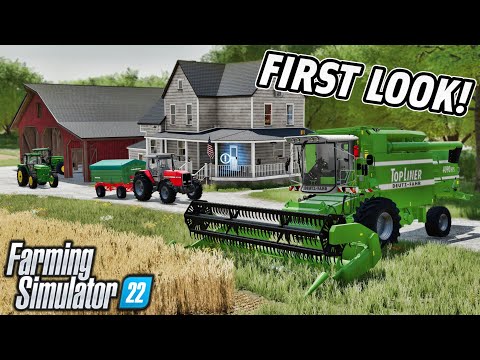 Farming Simulator 22 – First Gameplay & Tutorial! (USA Map)