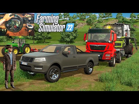 Farming Simulator 22 Gameplay | Volant + Boite de vitesse !