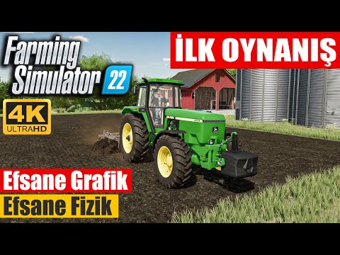 FARMING SIMULATOR 22 | İLK OYNANIŞ // YEP YENİ ÖZELLİKLER – BAMBAŞKA EKİPMANLAR !!