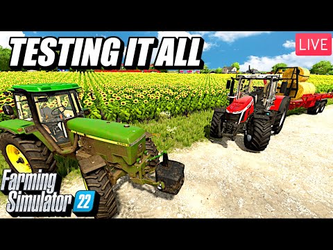 FARMING SIMULATOR 22 IS HERE, LET'S TEST EVERYTHING
