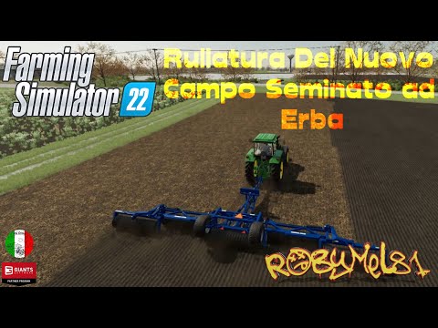 FARMING SIMULATOR 22 – ITA – MADE IN USA – 06 – Rullatura Del Nuovo Campo Seminato ad Erba