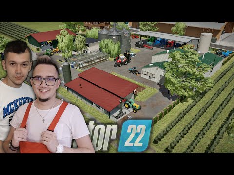 Farming Simulator 22 Let's Play #1 | Budowa Gospodarstwa & Prezentacja | Mulczowanie | MafiaSolec