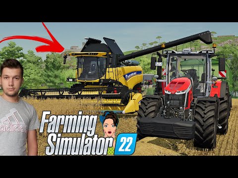 Farming Simulator 22- Mamy Żniwa!😍Koszenie Owsa & Nowe Uprawy w Szklarni?😱Przebudowa GOSPO😊🚜 MST