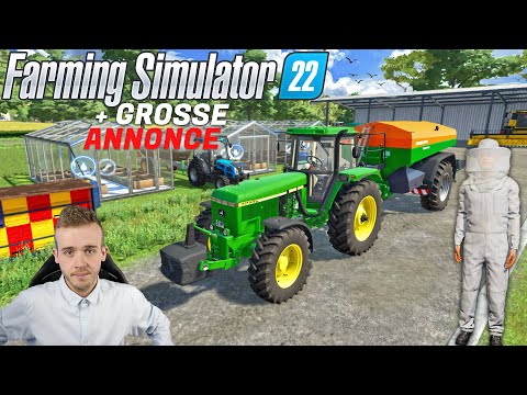 FARMING SIMULATOR 22 MULTI, ON CONTINUE LA DÉCOUVERTE EN DIRECT ! GROSSE ANNONCE à 10H00 ! (FS22)