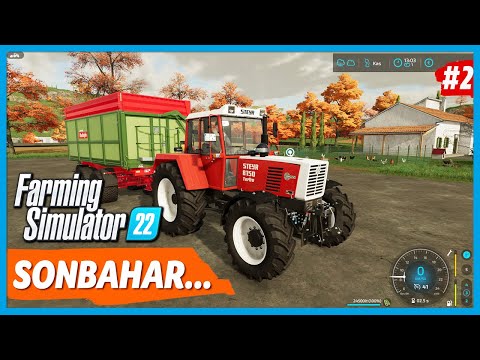 Farming Simulator 22 Sonbahar Mevsimi Oynanış ve Bazı Değişiklikler 2. Bölüm