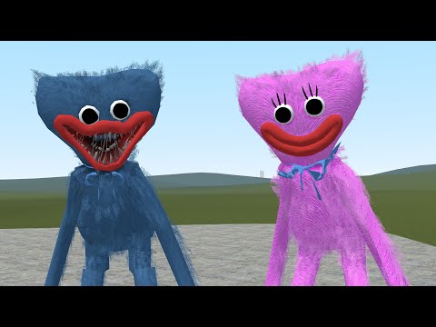 FEMALE HUGGY WUGGY VS TREVOR HENDERSON CREATURES!! Garry's Mod [Kissy Missy Poppy Playtime]