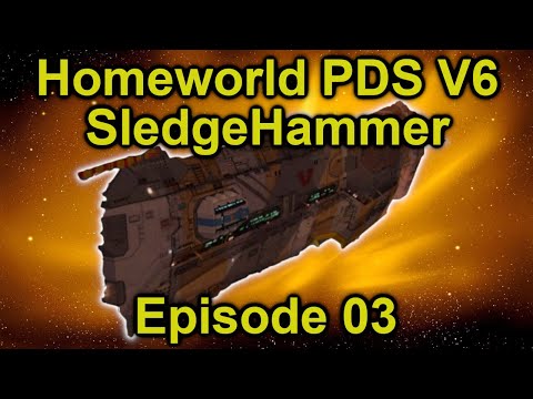 Fighting Strange Ghost Carriers! | Homeworld 2 PDS V6 SledgeHammer | Episode 3
