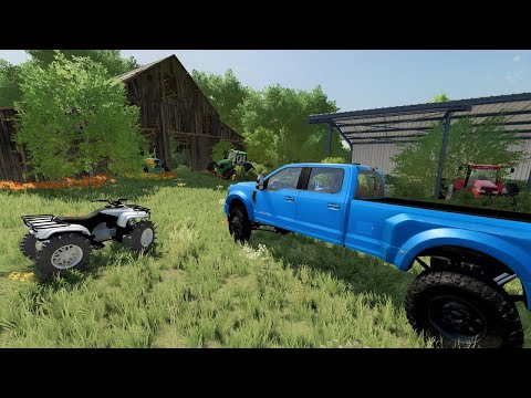 Finding abandoned farm full of tractors and more | Farming Simulator 22