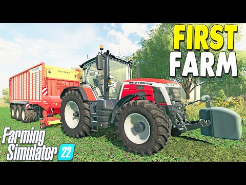 FIRST FARM – FARMING SIMULATOR 22 – Ultimate Farming Realism FIRST LOOK