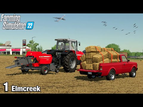 FIRST TIME PLAYING FARMING SIMULATOR 22 – FS22 Elmcreek Ep 1