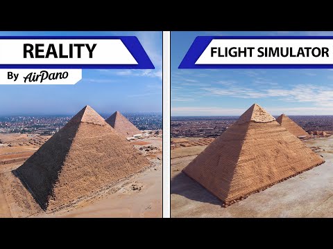 Flight Simulator VS Reality | Graphics Comparison | 4K Ultra