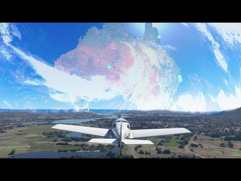 Flying around 9 Australian cities in Microsoft Flight Simulator 2020