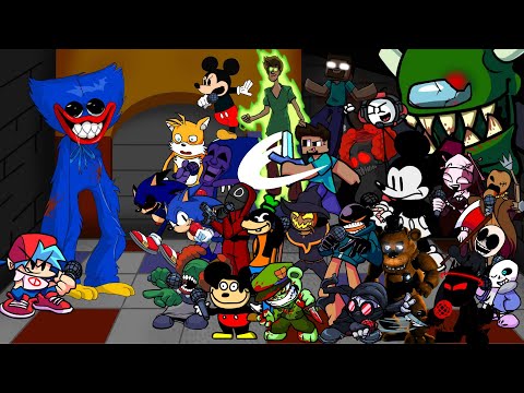 FNF Playtime – But Everyone Sings It 🎤 (Different Characters Sing It)VS Huggy Wuggy
