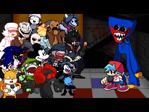 FNF Playtime But Everyone Sings It (Huggy Wuggy Playtime But Different Characters Sing It)