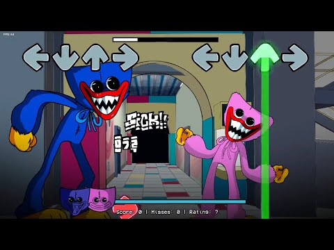 FNF Playtime ( Huggy Wuggy Vs Kissy Missy ) || FNF Vs Poppy Playtime Huggy Wuggy || FNF Mods