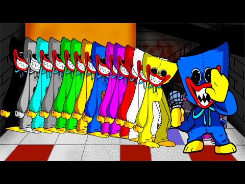 FNF VS Huggy Wuggy but there are 13 huggy's FULL HORROR MOD [HARD]