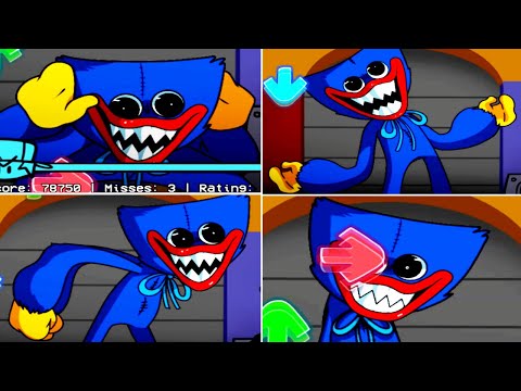 FNF VS. Huggy Wuggy [REANIMATED UPDATE] (Demo) FULL HORROR GAME