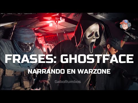 Frases de Ghostface como narrador en Call of Duty: Warzone – Audio Latino