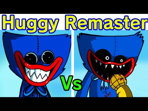 Friday Night Funkin' Huggy Wuggy OG vs Huggy Wuggy Remastered (Poppy Playtime) (FNF Mod/Hard/Horror)