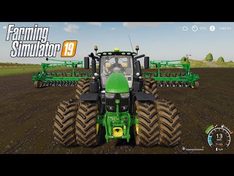 FS19 | #12 Sembrando Pasto | Tirando Herbicida y Purin | Tractores John Deere