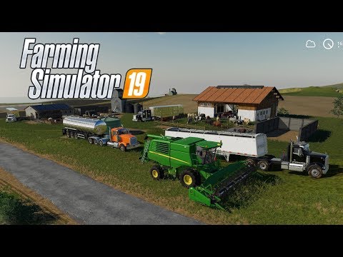 FS19 | #7 Cosecha de Avena | Alimento para Caballos | Trilladora John Deere T560