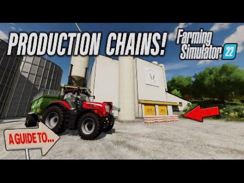 FS22 | A GUIDE TO… PRODUCTION CHAINS! | Farming Simulator 22 | INFO SHARING PS5.