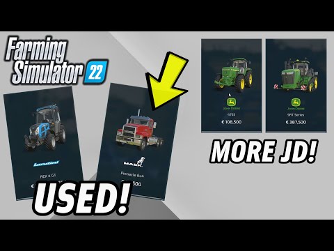 FS22 Used Equipment, Unannounced Tractors, & More! | Farming Simulator 22