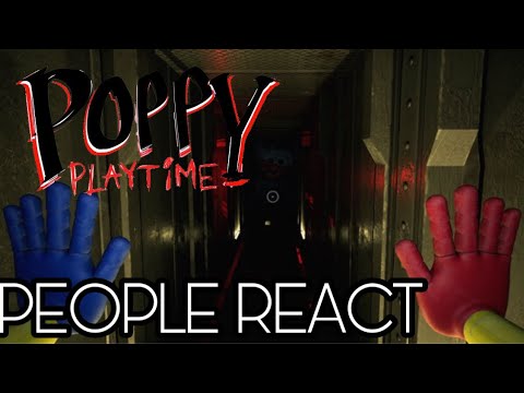 Gamers React to Huggy Wuggy Jumpscares | Poppy Playtime