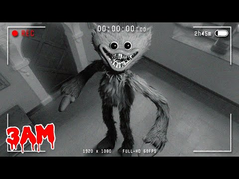 GECE 3'te HUGGY WUGGY GÜVENLİK KAMERALARINA YAKALANDI !! Lanetli Oyuncak *DARK WEB Poppy Playtime*