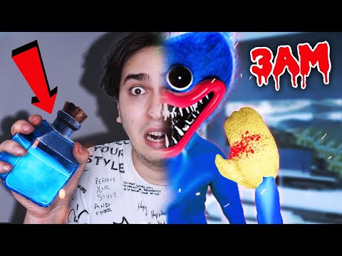 GECE 3'te SAKIN POPPY PLAYTİME İKSİRİ İÇMEYİN !! (Huggy Wuggy Dönüştüm)