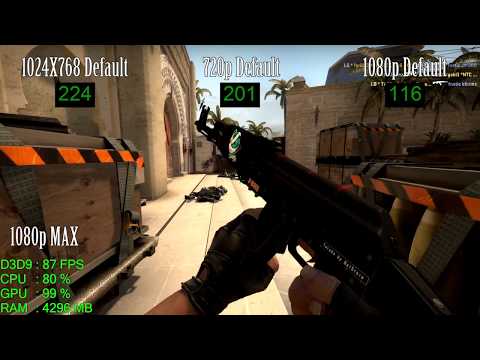 GeForce GT 1030 — Intel Pentium G4560 — Counter Strike Global Offensive CSGO Benchmark