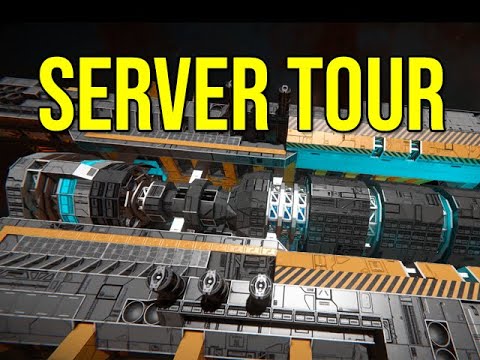 Gigantic Space Ships Constructed On Server – Space Engineers