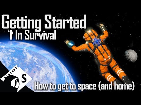 Going to Space – Getting Started in Space Engineers #6 (Survival Tutorial Series)