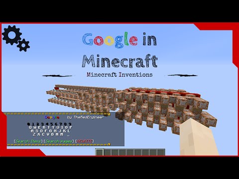 GOOGLE SEARCH ENGINE IN VANILLA MINECRAFT