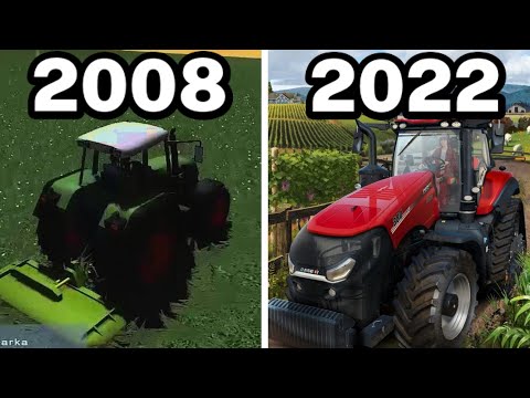 Graphical Evolution of Farming Simulator (2008-2022)