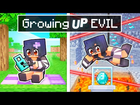 Growing Up An EVIL CRIMINAL In Minecraft!