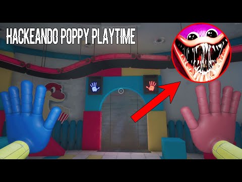HACKEANDO POPPY PLAYTIME : QUE PASA SI ABRIMOS LA PUERTA SECRETA DONDE ESTA HUGGY WUGGY!? LO CONSIGO