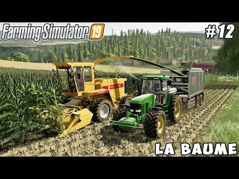 Harvesting corn silage with NEW HOLLAND S2200 | La Baume | Farming simulator 19 | Timelapse #12