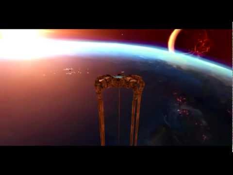 Homeworld 2 Planet killers scene