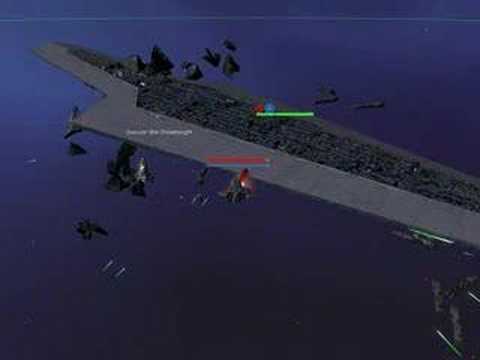 Homeworld 2 Star Wars Warlords Executor rocks