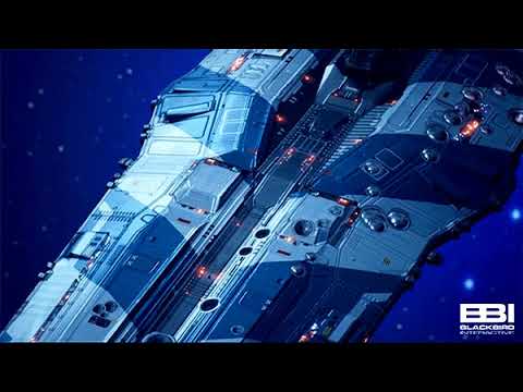 Homeworld 3 Destruction Effects on Hiigaran Battlecruiser