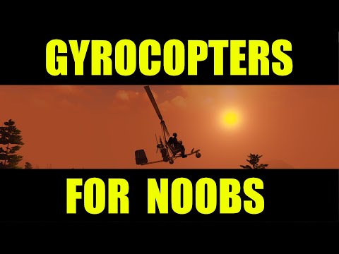 How to fly the gyrocopter | 7 Days To Die