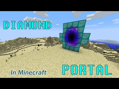 How to make a diamond portal in Minecraft 1.9.1