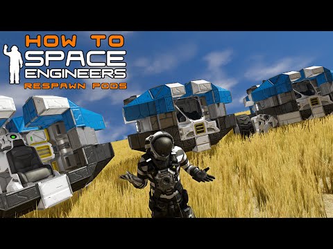 How To Space Engineers – First Ship Or Rover Using Your Respawn Pod