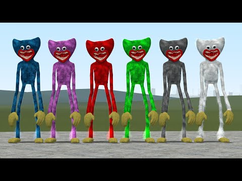 HUGGY WUGGY ALL COLORS!! Garry's Mod [Poppy Playtime]